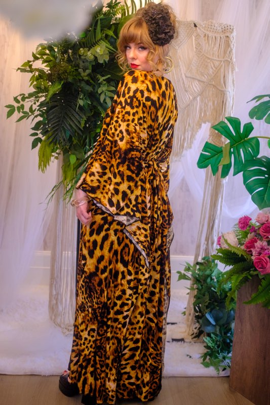 Carmen Caftan - Leopard Print