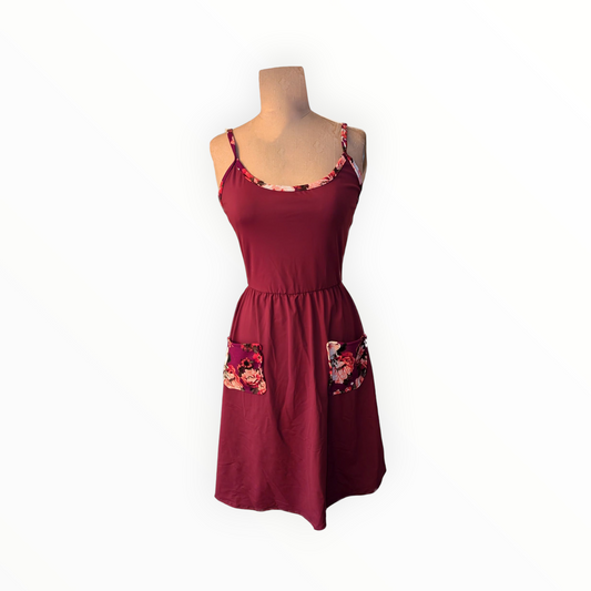 Jenny Dress - Burgundy