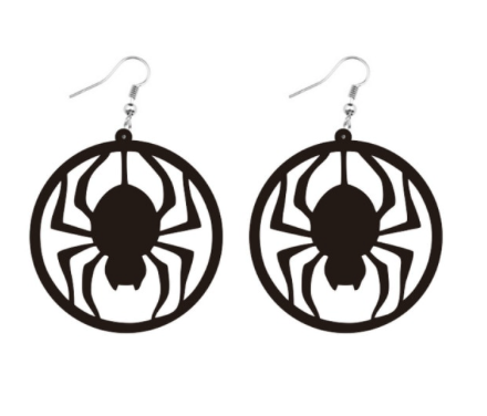 Spider Earrings - Retro Peaches